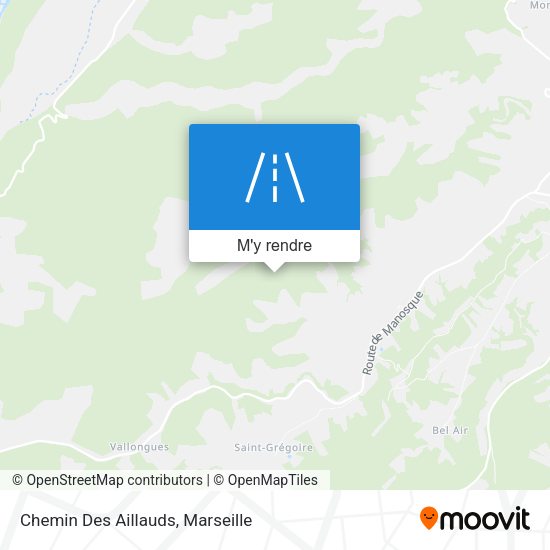 Chemin Des Aillauds plan