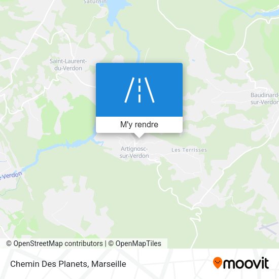 Chemin Des Planets plan