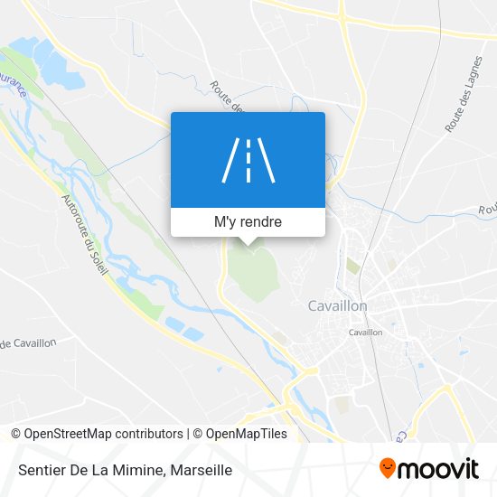 Sentier De La Mimine plan