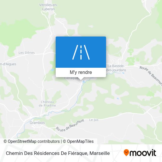 Chemin Des Résidences De Fiéraque plan