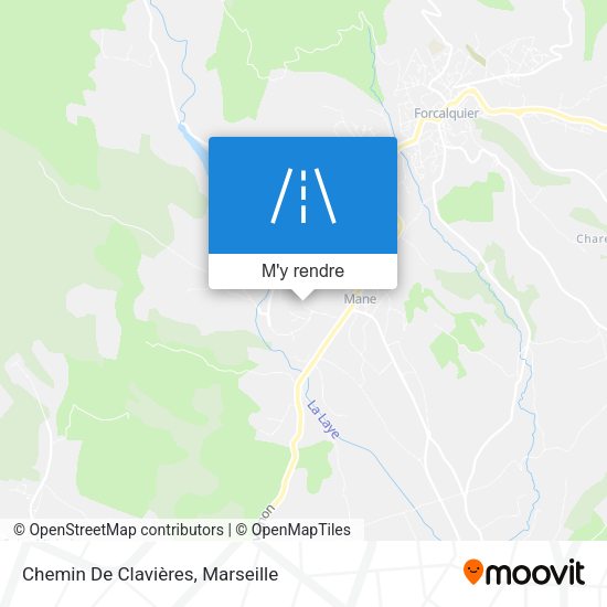 Chemin De Clavières plan
