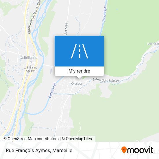 Rue François Aymes plan