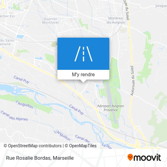 Rue Rosalie Bordas plan