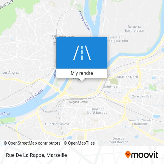 Rue De La Rappe plan