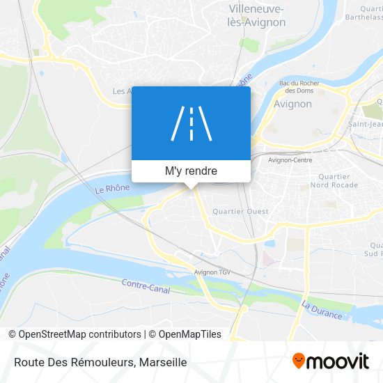 Route Des Rémouleurs plan