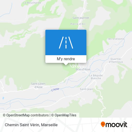 Chemin Saint Vérin plan