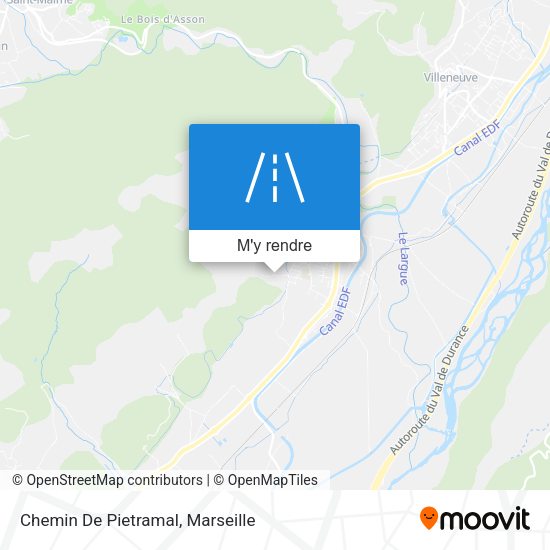 Chemin De Pietramal plan