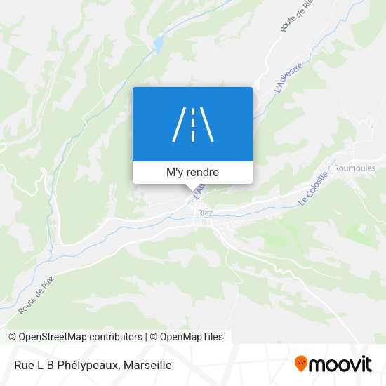 Rue L B Phélypeaux plan