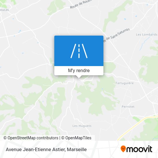 Avenue Jean-Etienne Astier plan