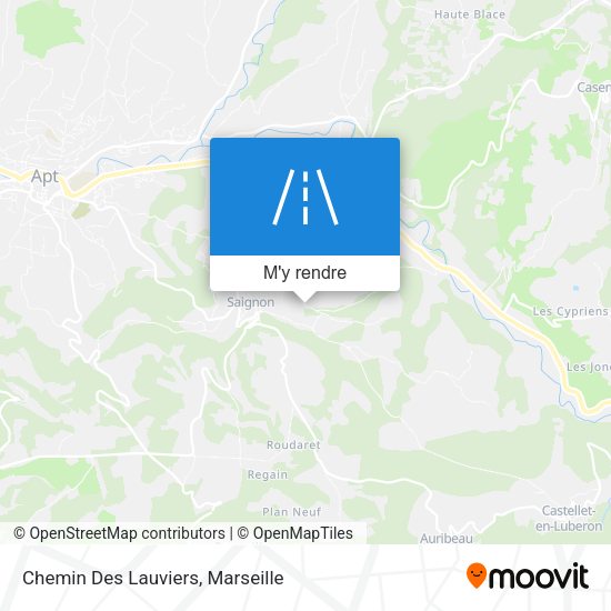 Chemin Des Lauviers plan