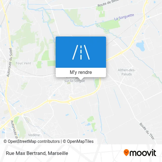 Rue Max Bertrand plan