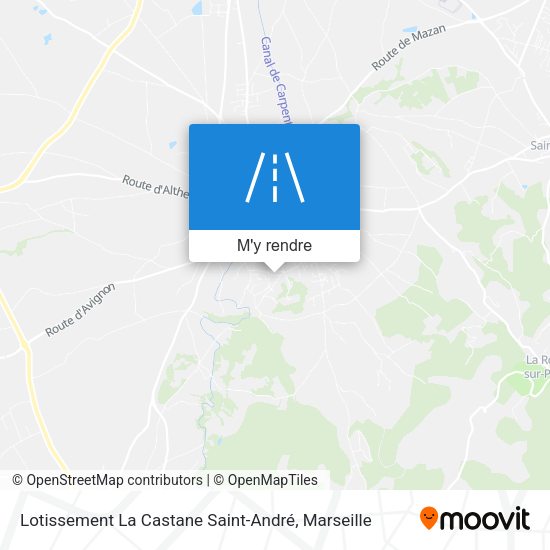 Lotissement La Castane Saint-André plan