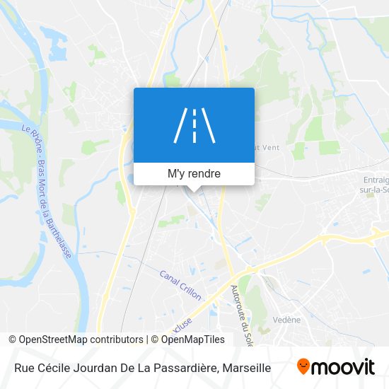 Rue Cécile Jourdan De La Passardière plan