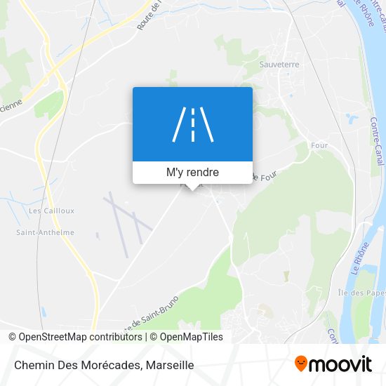 Chemin Des Morécades plan