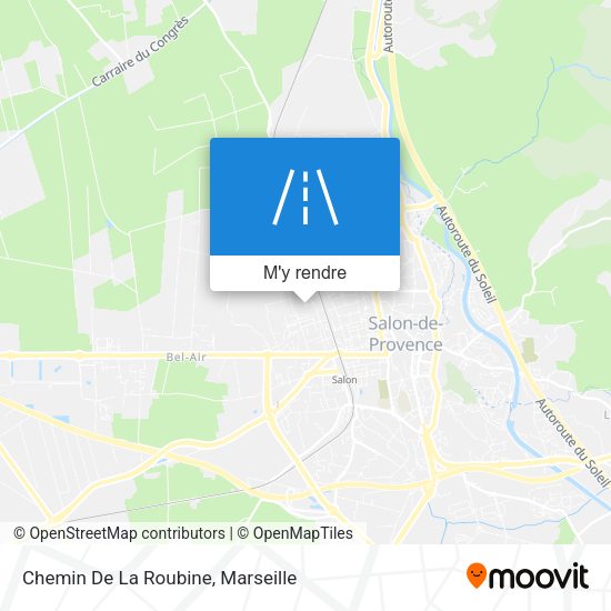 Chemin De La Roubine plan