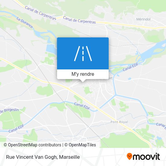 Rue Vincent Van Gogh plan