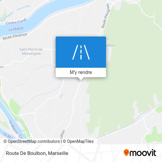 Route De Boulbon plan