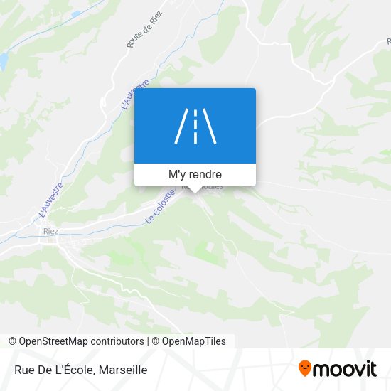 Rue De L'École plan