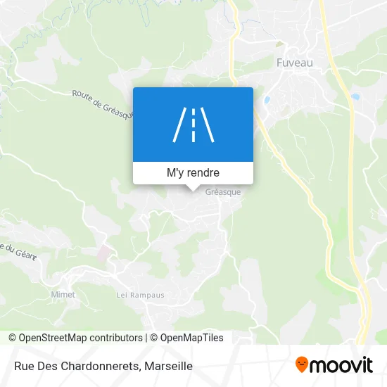 Rue Des Chardonnerets plan