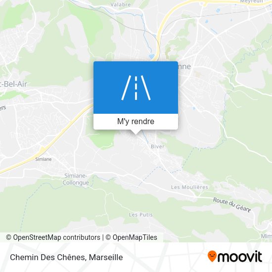 Chemin Des Chênes plan
