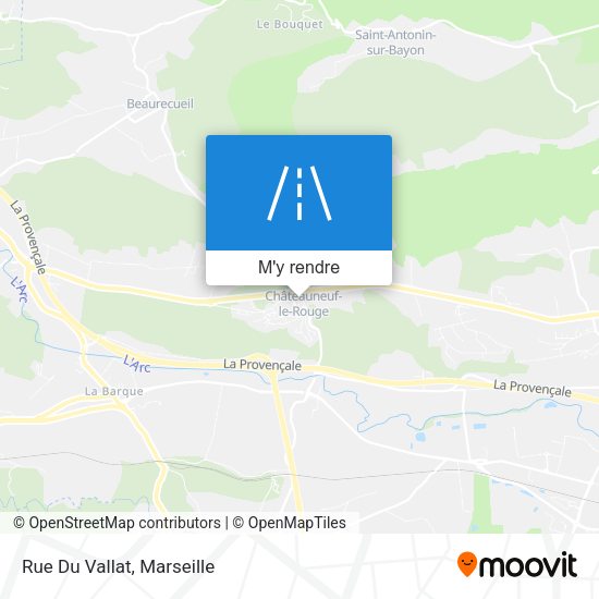 Rue Du Vallat plan