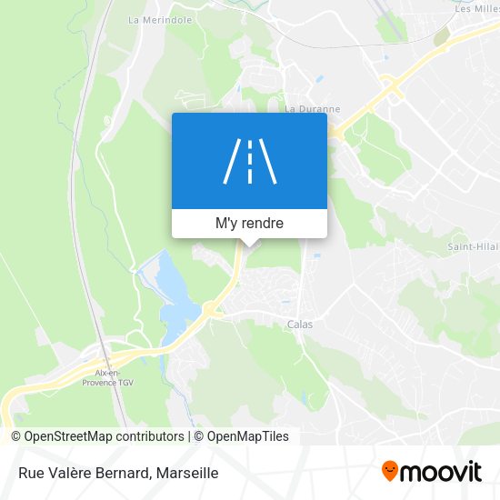 Rue Valère Bernard plan