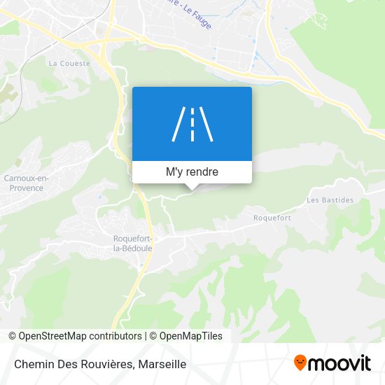 Chemin Des Rouvières plan