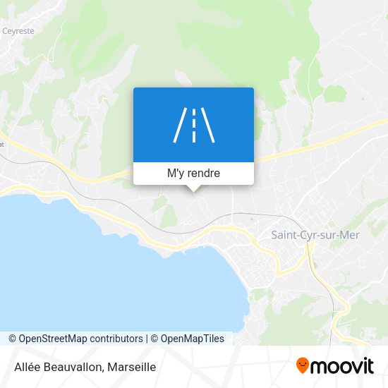Allée Beauvallon plan