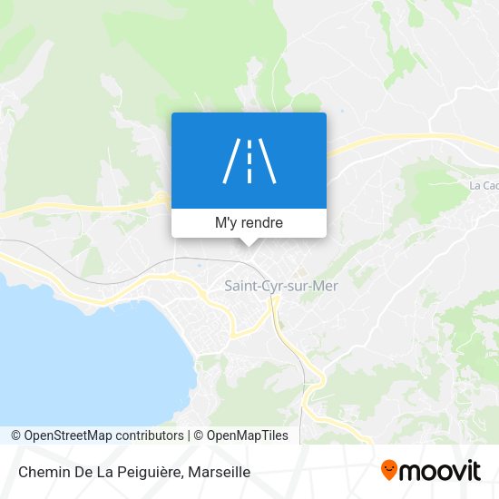 Chemin De La Peiguière plan