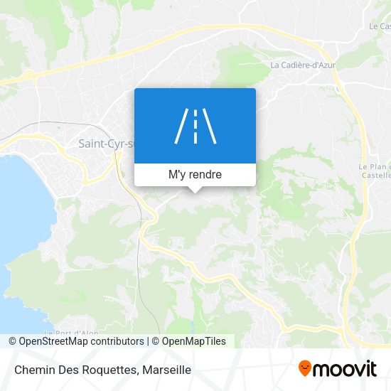 Chemin Des Roquettes plan