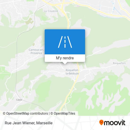 Rue Jean Wiener plan