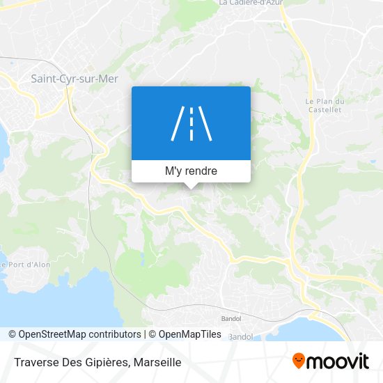 Traverse Des Gipières plan