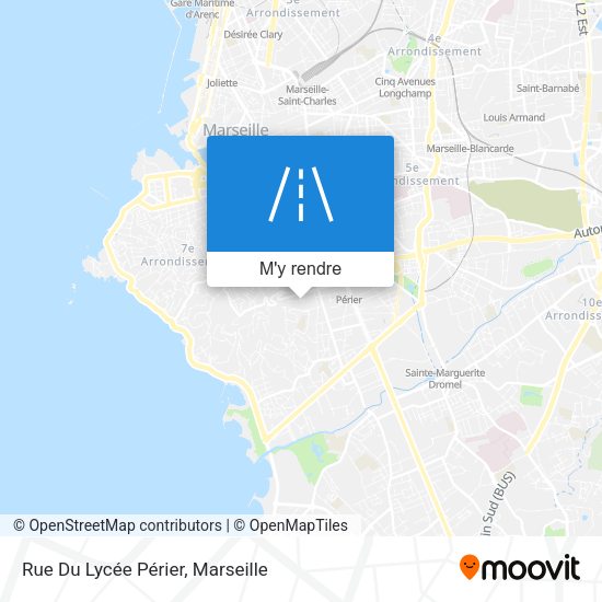Rue Du Lycée Périer plan