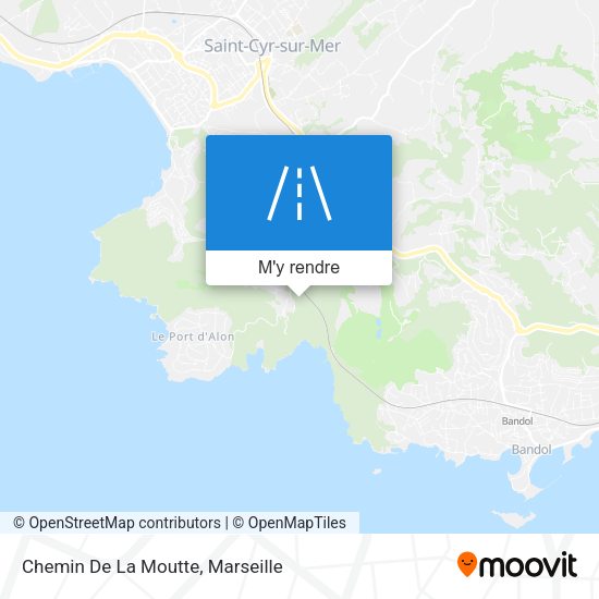 Chemin De La Moutte plan