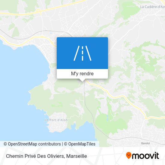 Chemin Privé Des Oliviers plan
