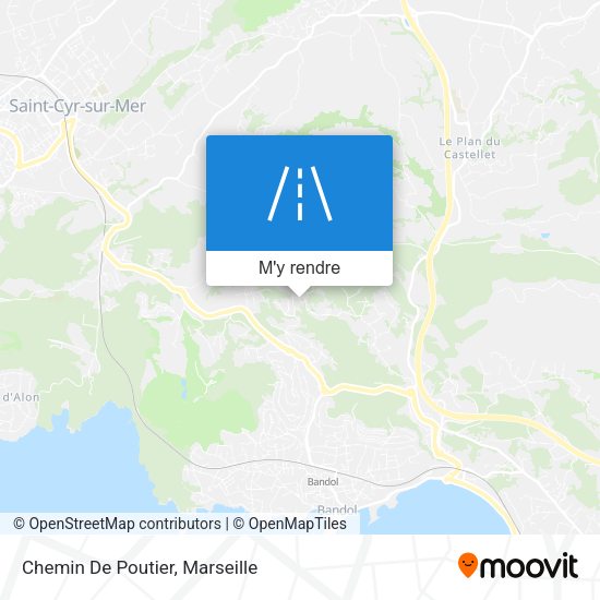 Chemin De Poutier plan