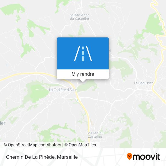Chemin De La Pinède plan