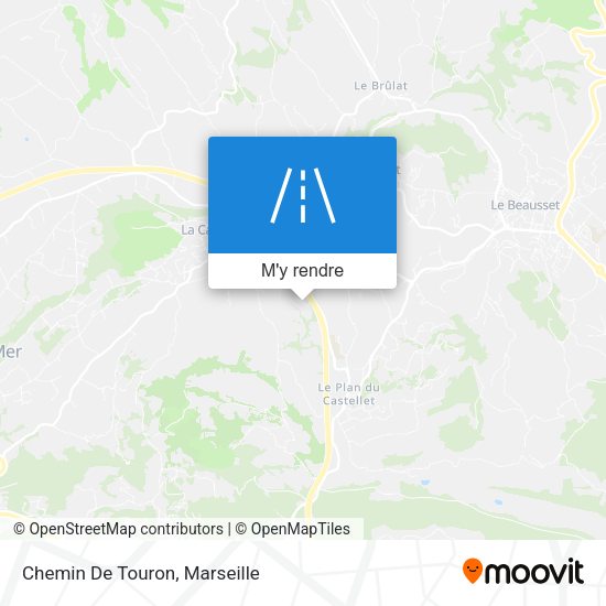 Chemin De Touron plan