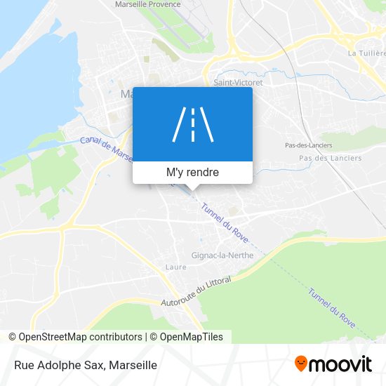 Rue Adolphe Sax plan