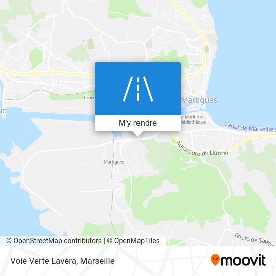 Voie Verte Lavéra plan