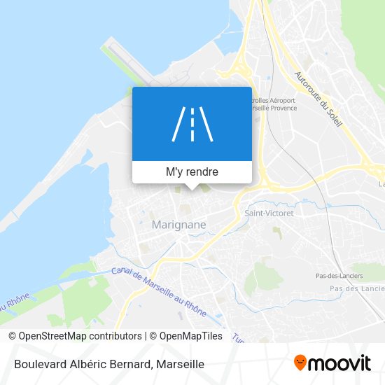 Boulevard Albéric Bernard plan