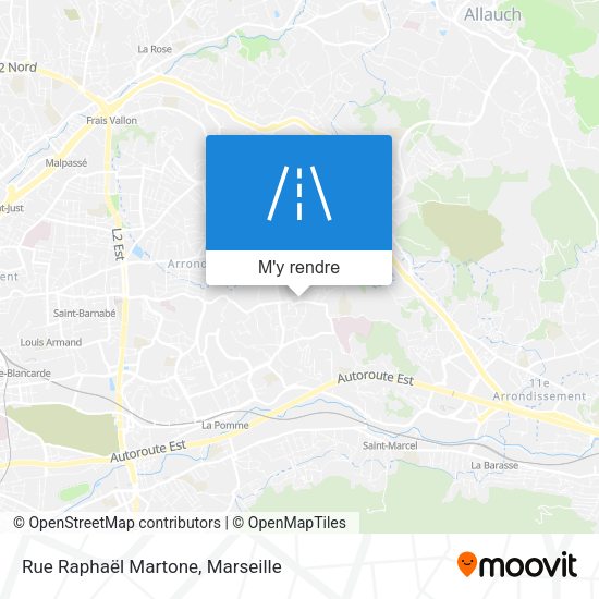 Rue Raphaël Martone plan