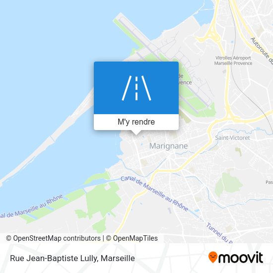 Rue Jean-Baptiste Lully plan
