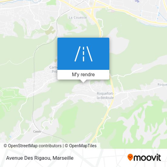 Avenue Des Rigaou plan