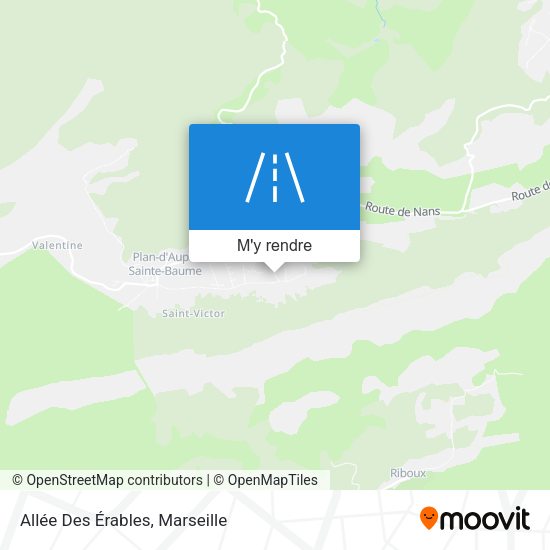 Allée Des Érables plan