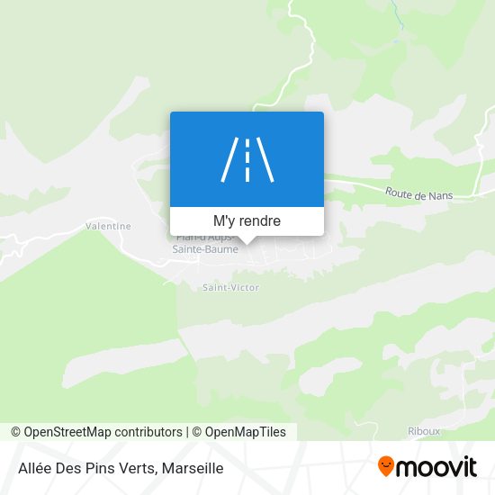 Allée Des Pins Verts plan