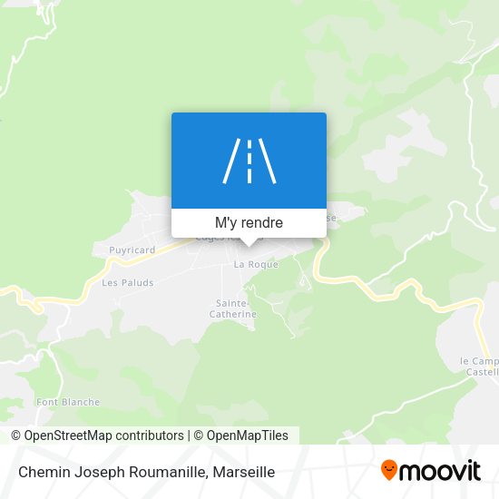 Chemin Joseph Roumanille plan