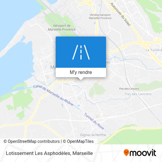 Lotissement Les Asphodèles plan