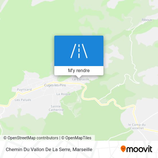 Chemin Du Vallon De La Serre plan