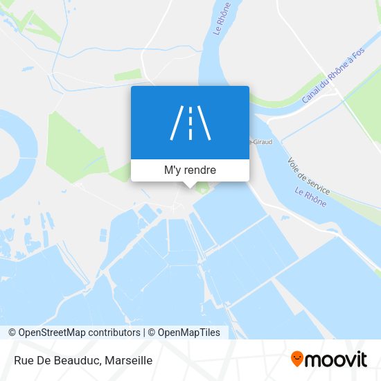 Rue De Beauduc plan